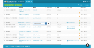 次の行動やToDoも参照でき、その場で編集もできる商談一覧画面